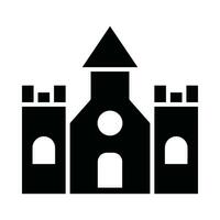 castello vettore glifo icona per personale e commerciale uso.