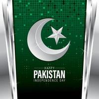 concetto di festa dell'indipendenza del pakistan vettore