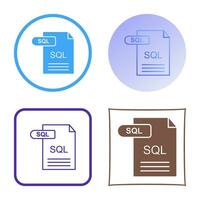 sql vettore icona