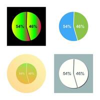 candidato statistiche vettore icona