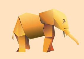 astratto elefante logo design materiale tela sfondo isolato vettore