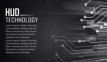 testo cyber circuito futuro concetto di tecnologia background cyber vettore