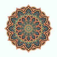 mandala. etnico decorativo elemento. mano disegnato sfondo. Islam, Arabo, indiano, ottomano motivi. vettore