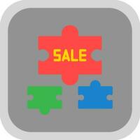 vendita puzzle pezzo vettore icona design