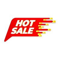 etichetta di vendita calda, etichetta di vendita, bolla 3d di vendita calda. vettore