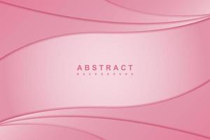 sfondo astratto elegante design onda rosa vettore