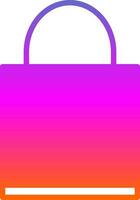 shopping Borsa nube vettore icona design