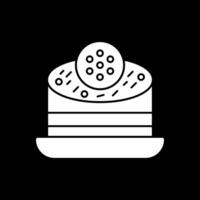 oreo torta di formaggio vettore icona design