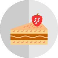 torta di formaggio vettore icona design