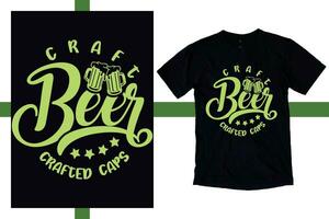 mestiere birra Regina t camicia design birra mestiere camicia. lavorazione Saluti vettore illustrazione di pub emblema per unico birra etichette e bar stampe