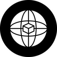 icona del vettore di rete globale