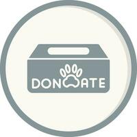 donazione vettore icona