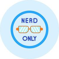 nerd solo vettore icona