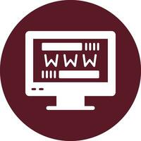 sito web vettore icona