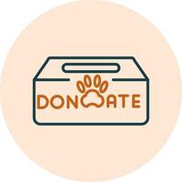 donazione vettore icona