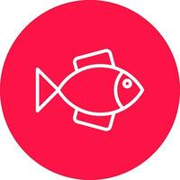 pesce creativo icona design vettore