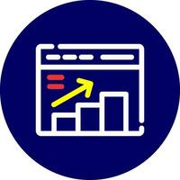 statistiche creativo icona design vettore