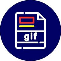 gif creativo icona design vettore