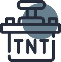 tnt creativo icona design vettore