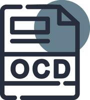 ocd creativo icona design vettore