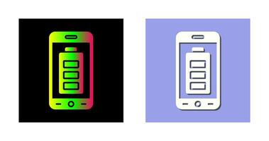 mobile batteria vettore icona