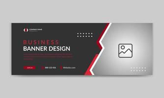 banner web e design della copertina social vettore