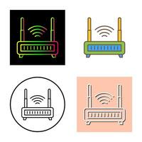 Wi-Fi router vettore icona