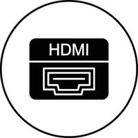 hdmi porta vettore icona