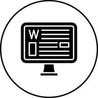 wikipedia vettore icona