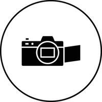 mirrorless telecamera vettore icona