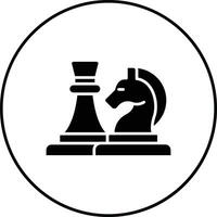 scacchi gioco vettore icona