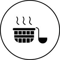 sauna vettore icona