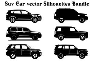 vettore auto sagome fascio, impostato di auto vettore silhouette clipart