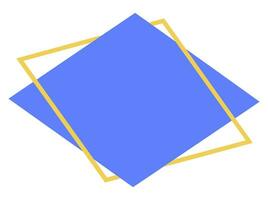 geometrico forma badge illustrazione vettore
