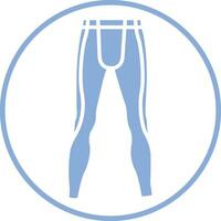 fitness pantaloni icona design vettore