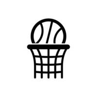 pallacanestro netto icona vettore design modelli