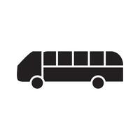 scuola autobus icona vettore design modelli