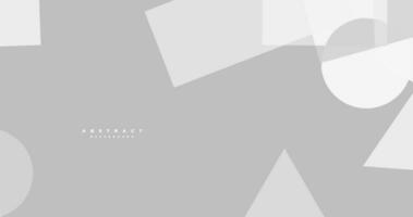 astratto moderno geometrico bianca e grigio vettore sfondi
