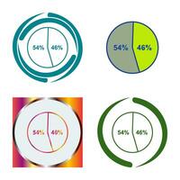 candidato statistiche vettore icona