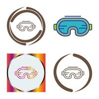 goggle vettore icona