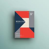 sfondo della brochure con forme geometriche, design della copertina del libro vettore