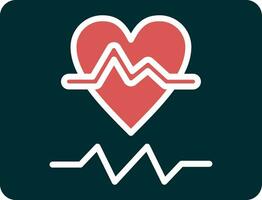 ecg vettore icona