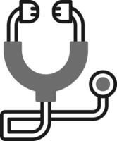 icona del vettore dello stetoscopio