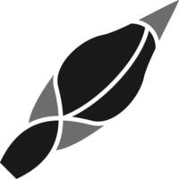 colocasia esculenta vettore icona