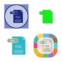 sql vettore icona