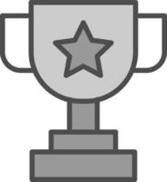 trofeo vettore icona design