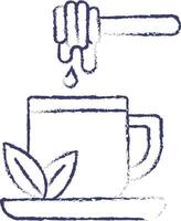 miele tè mano disegnato vettore illustrazione