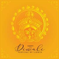 religioso Diwali Festival bellissimo manifesto design vettore