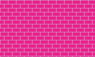 vettore di sfondo muro di mattoni rosa