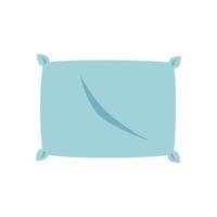 disegno vettoriale del cuscino del letto di casa isolato